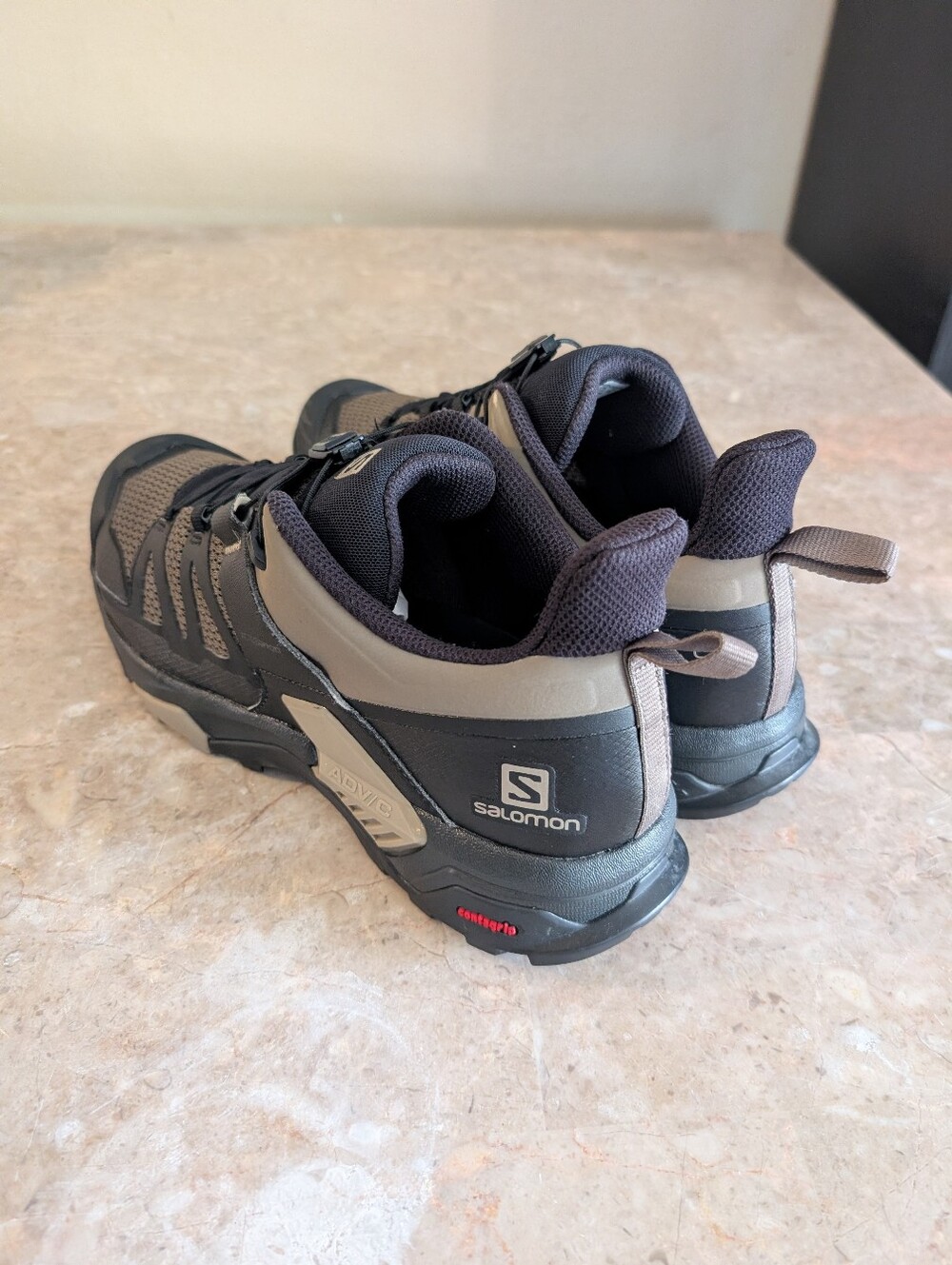 Salomon X Ultra 4 Low Bungee Cord Black Low Hiking Shoes #413859 Men's Size 11 - Picture 4 of 14
